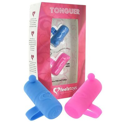 Feelz Toys - Tonguer Zungenvibrator Fingervibrator in pink und blau für Sie und Ihn