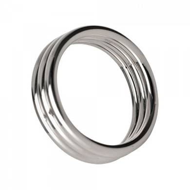 Erektionsring - S/M - in Silber
