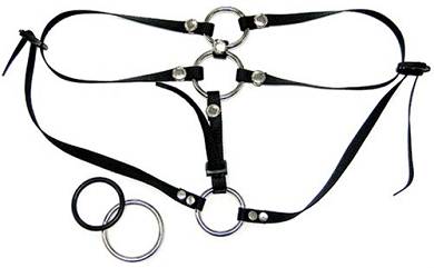 Sportsheets Menage a Trois Harness with Dildo