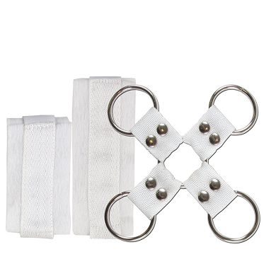 4Play - Lovers Hogtie Fessel Set - wei