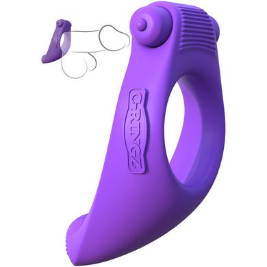 Fantasy C-Ringz - Vibrating Silicone Taint Alizer purple