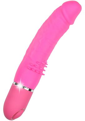 25 x 4 cm Feel the G Gyrating Silicone Vibe Vibrator pink