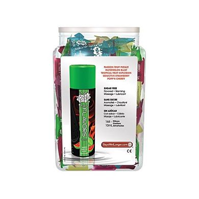 WET Gleitmittel mit Wärme-Effekt und veschiedenen Geschmacksrichtungen (144 x 10 ml)