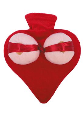 Wrmflasche Herzform mit Busen - The Snugger