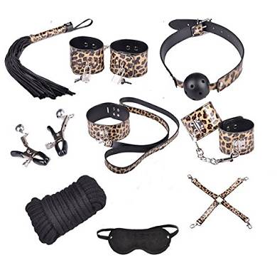 W-Play Sex Werkzeuge 9 Stück unter dem Bett Restraint System Slave S&M Fesseln Bo