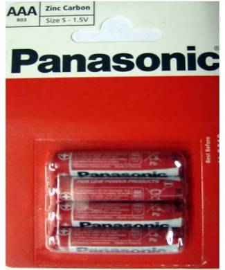 48 STÜCK PANASONIC R3 1.5 V MICRO ZELLEN AAA BATTERIEN
