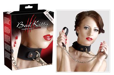Silikon-Halsband mit Leine sanft und weich