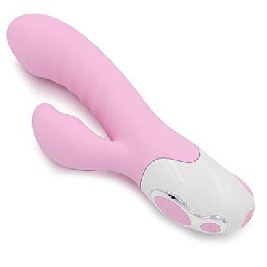 Silikon Vibrator 18 Vibrations stufen wasserfest Vibratoren Rabbit Dildo Vibrator Rosa