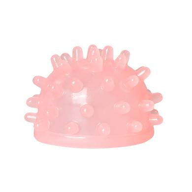 Aufsatz fr Wand Vibrator in Orange mit Noppen