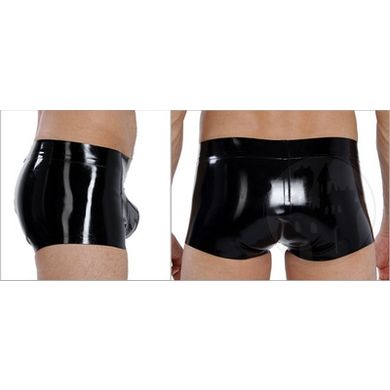Latex Shorts m. Pouch - einfarbig