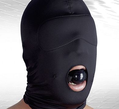 Spandex Maske mit Knebel