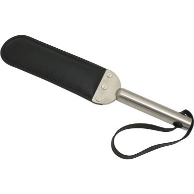 MisterB Lederpaddle mit Edelstahlgriff