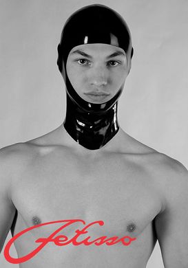 Latexhaube schwarz