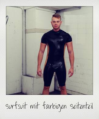 Der SurfSuit mit farbigen Seitenteil
