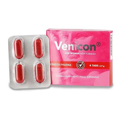 Venicon for women geben Energie und steigern das sexuelle Verlangen der Frau - 4 tabs