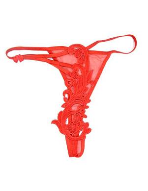 Roter Hft-String