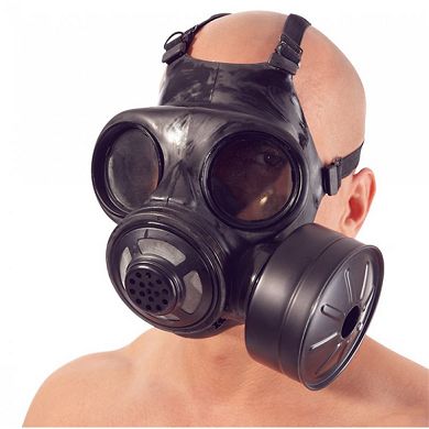 Latex-Gasmaske