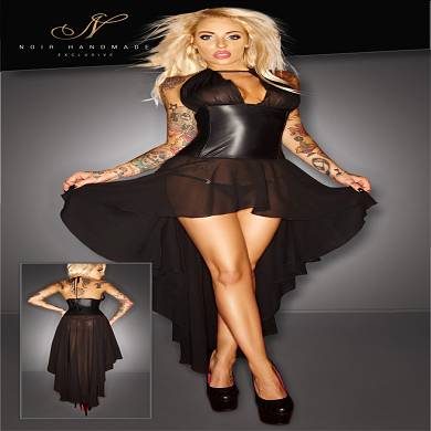 Wetlook Miederkleid