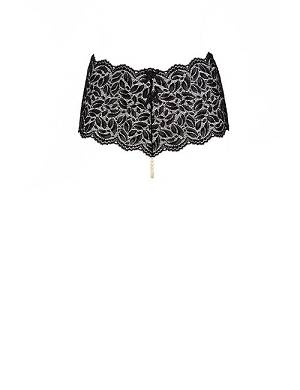 CULOTTE+ Panty-Perlenstring PLUS (L / ca. 42-46) schwarz