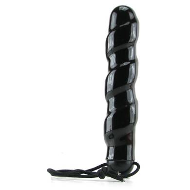 Buttplug Schraube in Schwarz