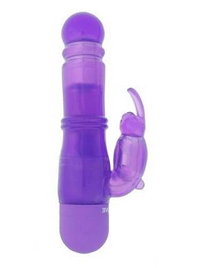 Evolved True Love Vibrator Honey Bunny. violett transparent. 1 Stück