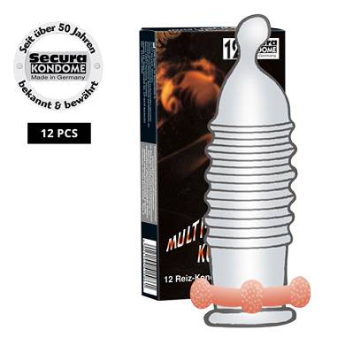 Secura Multi-Orgasmus Kondom 12er