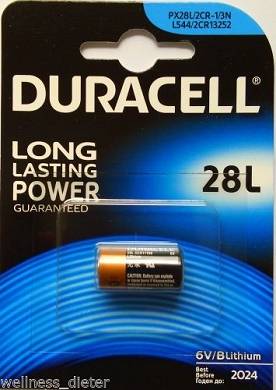 Duracell PX28L 6V(2CR-1/3N/K28L/V28PXL) 1er-Blister 