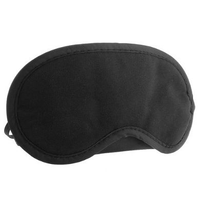 Schlafmaske Schlafbrille Augenmaske Augenbinde Reise Schwarz Nylon 18.5x9cm Mode