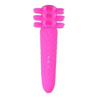 Stimulator/Vibrator aus Silikon in Pink