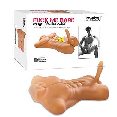 Angin-tech Fuck Me Bare Mega Masturbator lebensechte Full Size Torso & Hahn