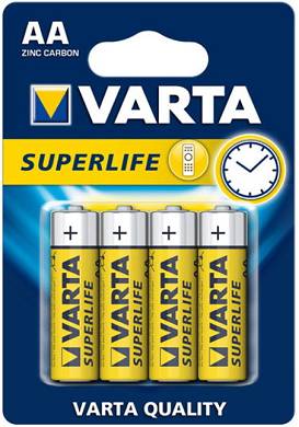 48 x Varta AA Superlife 48 Stück 1,5V LR06 Mignon Batterie 12x4er Blister
