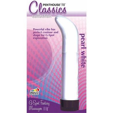 G-Spot Fantasy Massager. Pearl White
