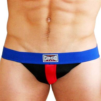 GBGB Camaro Jock Underwear Jockstrap Royal/Black/Red