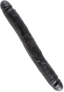 30 x 3,5 cm Dildo King Cock Slim Double black