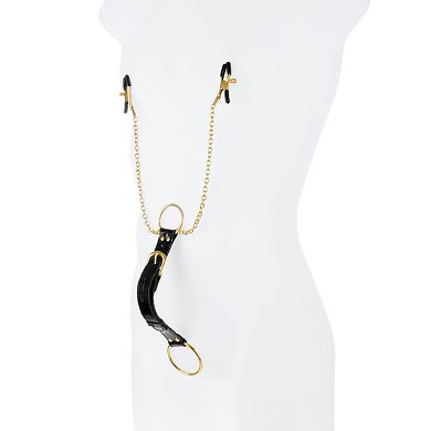 Gold Cockring & Clamps
