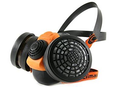 Profi Atemschutz Gasmaske Lackiermaske Atemschutzmaske Halbmaske mit 2 Filtern P3