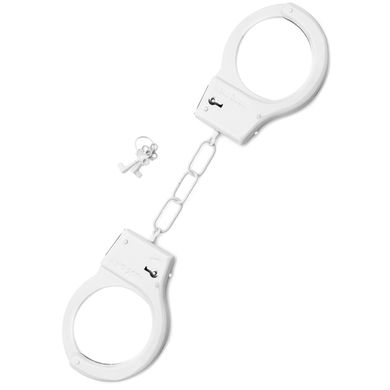 Shots Toys - Metal Handcuffs Handschellen white SUPERSALE