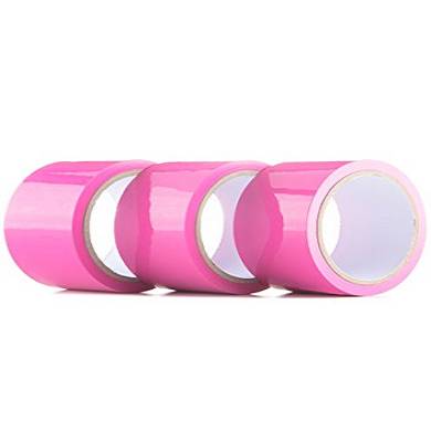 Ouch! - Bondage Tape - rosa -  20 m lang - 5 cm breit (3 x 1 Stück)