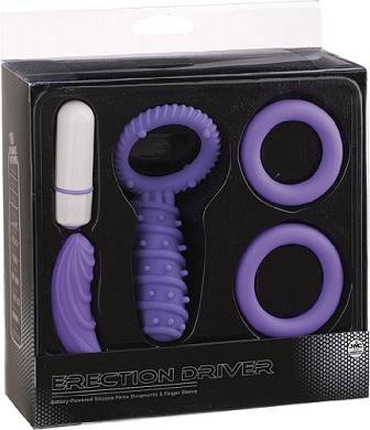Erection Driver Cockring Set lila