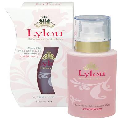 Lylou - Kissable Massage Gel Warming - strawberry 125 ml