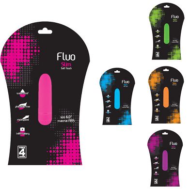 T4L Fluo Mini Multispeedvibrator, 2,5 x 10,2 cm