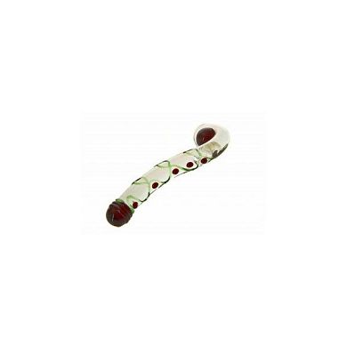 GV Glasdildo Schlange Rosenstock, 21 x 3 cm