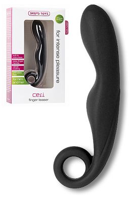 13 cm Shots Toys Ceri Finger Teaser black
