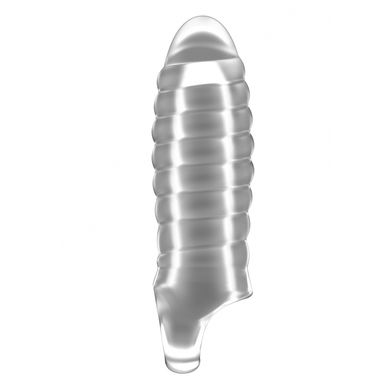 Penisextension Sono 15 cm gerillt clear