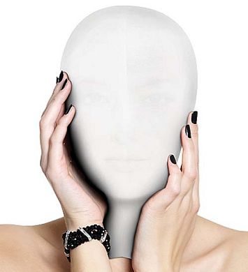 OUCH Subjugation Mask - geschlossen - white