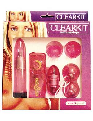 Clearkit Seethru pink-transp. (5tlg.)