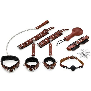 Exclusive Real Leather Bondage Set Gladiator I
