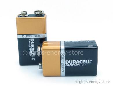 5 X DURACELL PLUS 9V Block MN1604 9 Volt Batterie NEU