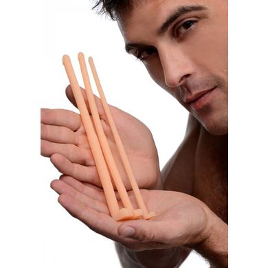 MASTER SERIES Dockers Silicone Urethral Sound Set 3er