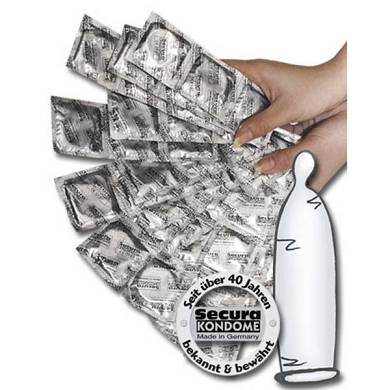 Secura Transparente Kondome - 1.000 Stck